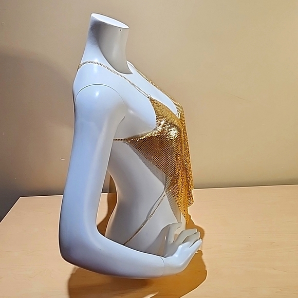 Gold Metallic "shirt" - Picture 5 of 6